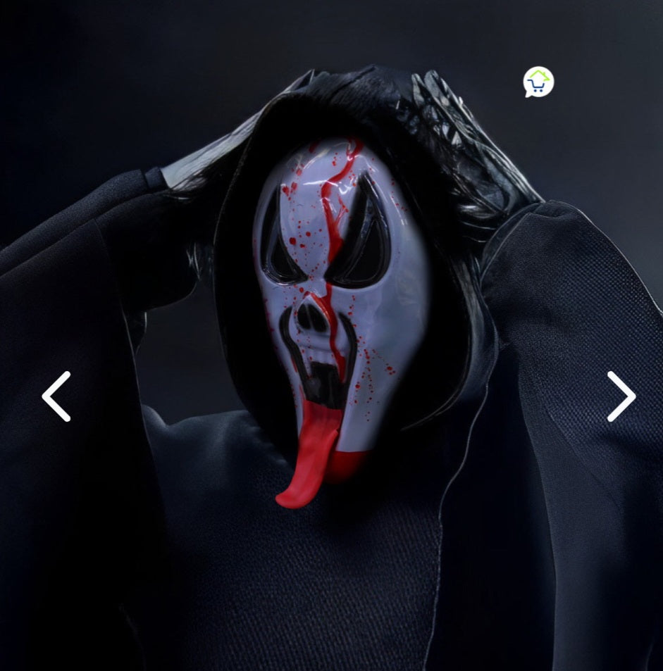 Mascara Sangre Esqueleto Halloween 492